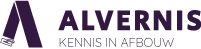 logo Alvernis met ondertitel: "Kennis in afbouw"